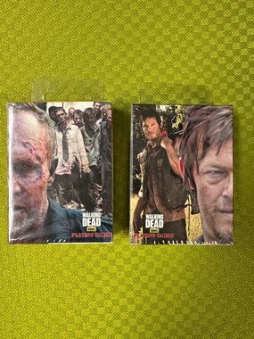 The Walking Dead AMC Playing Cards - Set of 2 NEW Sealed Daryl Dixon Merle Dixon